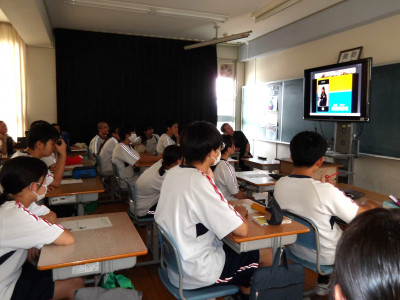ネットモラル授業(3年) (4)