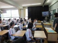 0901　始業式　教室の様子 (4)