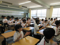 0901　始業式　教室の様子 (7)