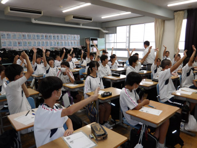ネットモラル授業（１年） (1)